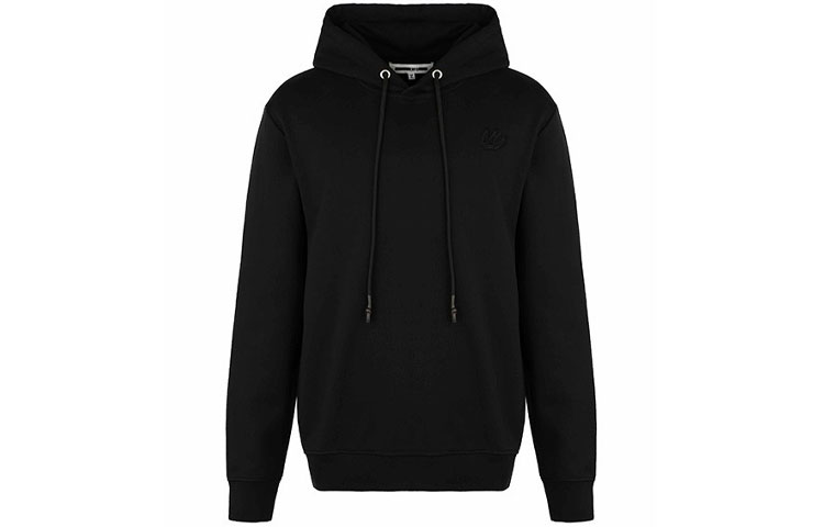 Lookbook McQ Alexander McQueen 全黑連帽套頭衫休閒衫 430578-RMT73-1000