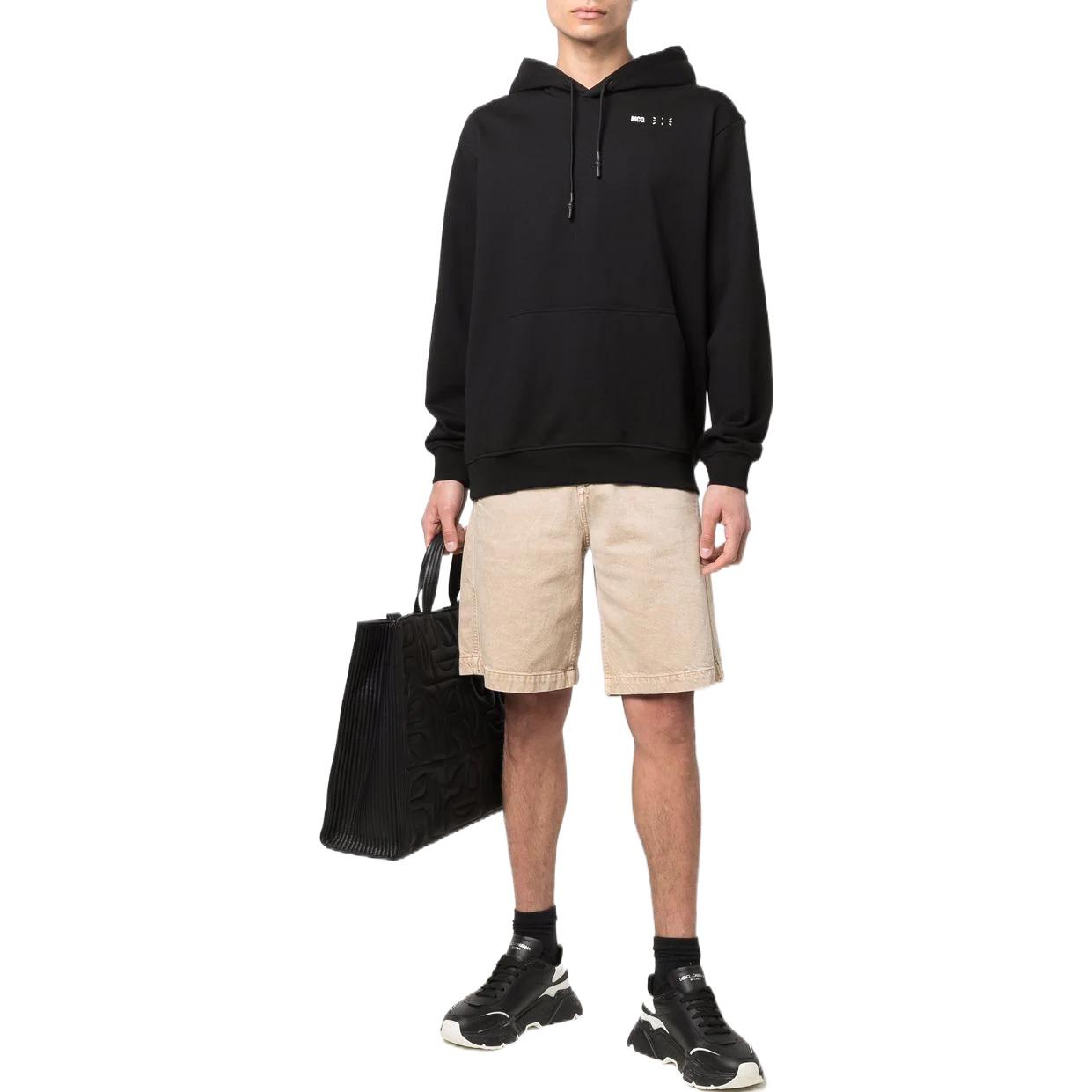 Lookbook 麦昆 McQ 亚历山大麦昆 SS22 黑色印花套头衫卫衣 624727-RST93-1000