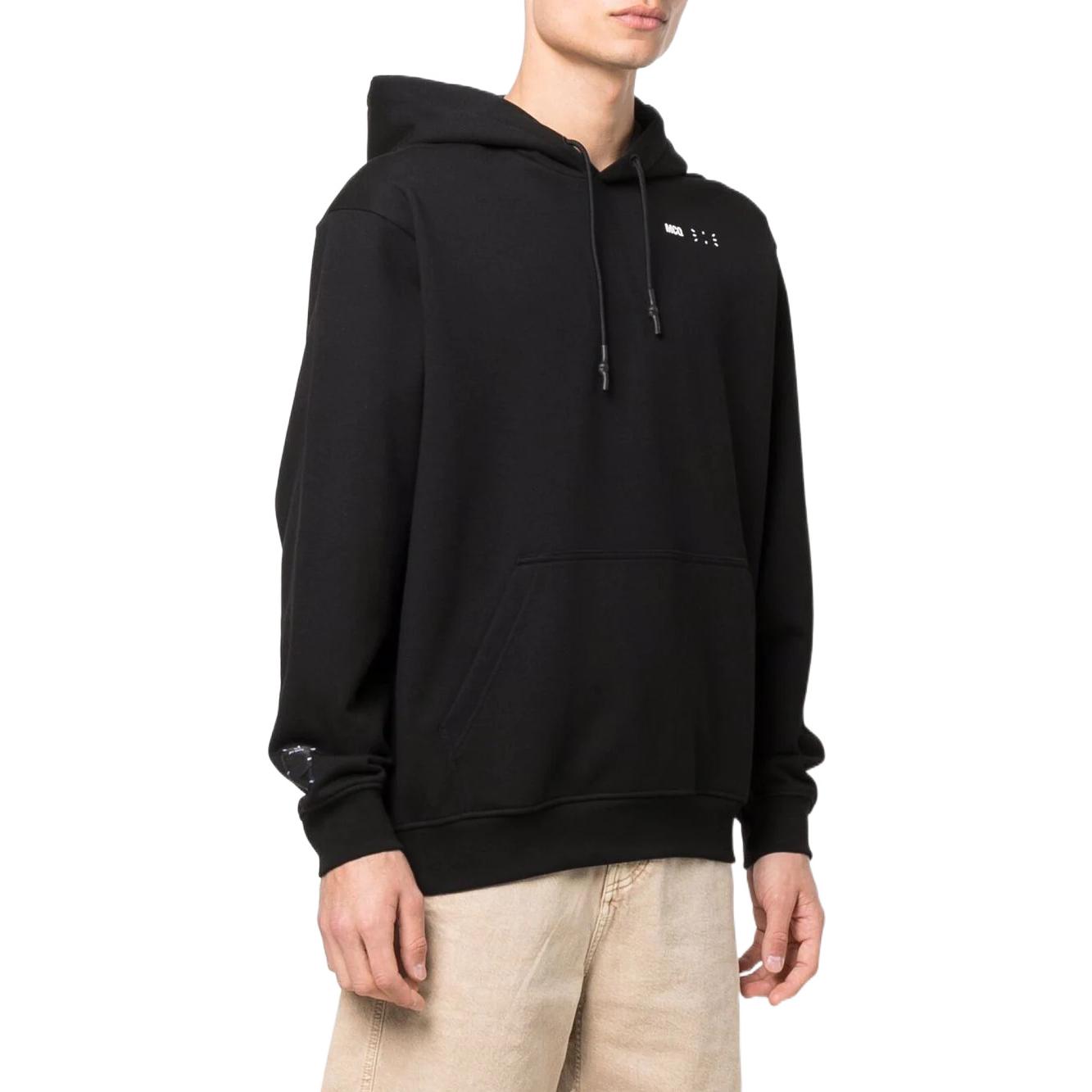 Shop 麦昆 McQ 亚历山大麦昆 SS22 黑色印花套头衫卫衣 624727-RST93-1000