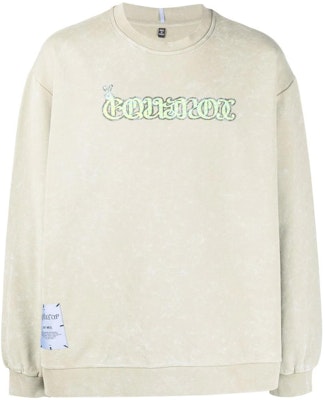 McQ Alexander McQueen SS22 仿舊石洗圖案印花卡其色男士衛衣 682251-RST67-3018 Order McQ Alexander McQueen SS22 仿舊石洗圖案印花卡其色男士衛衣 682251-RST67-3018