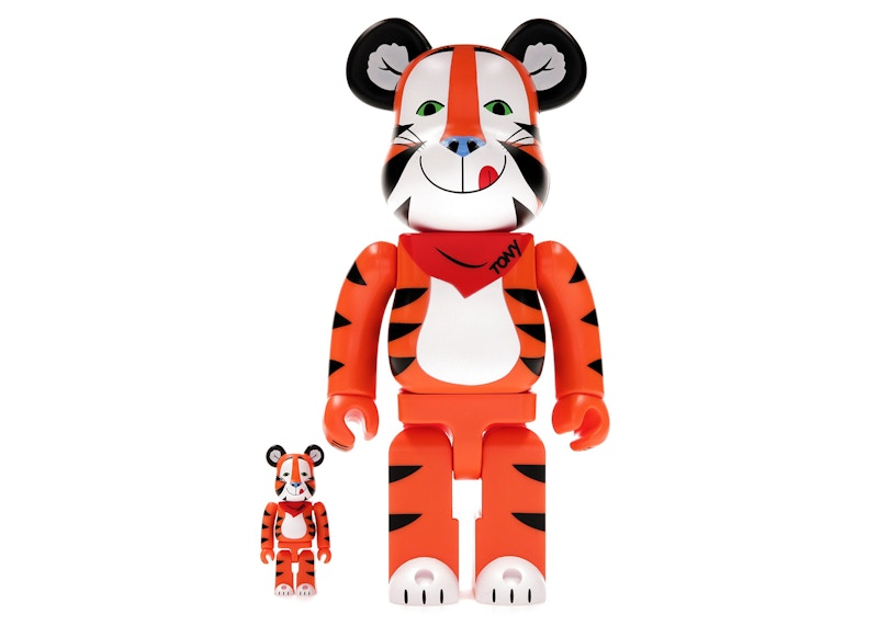 Buy Medicom Kellogg's Tony The Tiger Vintage 100% & 400% Bearbrick Versi Retro 4530956596983