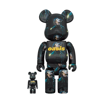 Medicom Oasis Knebworth 1996 (Liam Gallagher) 100% & 400% Bearbrick