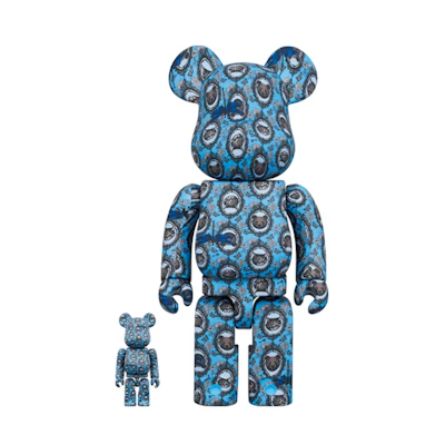 Medicom Robe Japonica Mirror 100% & 400% Bearbrick