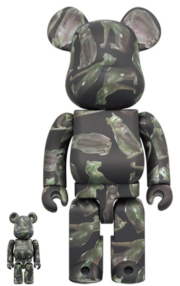 medicom-the-british-museum-the-gayer-anderson-cat-100-and-400-bearbrick-set