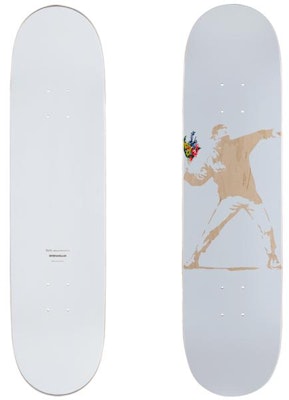 Medicom Toy Brandalism Skateboard Deck "flower Bomber" 5th Buy Medicom Toy Brandalism Skateboard Deck "flower Bomber" 5th
