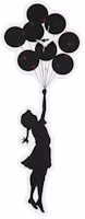 Medicom Toy Brandalism Wall Clock "flying Balloons Girl" 2nd Made By Karimoku Medicom Toy Brandalism Wall Clock "flying Balloons Girl" 2nd Made By Karimoku