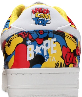 Medicom Toy x A Bathing Ape Bapesta Rendah 'Corak Seluruh Badan' 1G73191912 Sizing Medicom Toy x A Bathing Ape Bapesta Rendah 'Corak Seluruh Badan' 1G73191912
