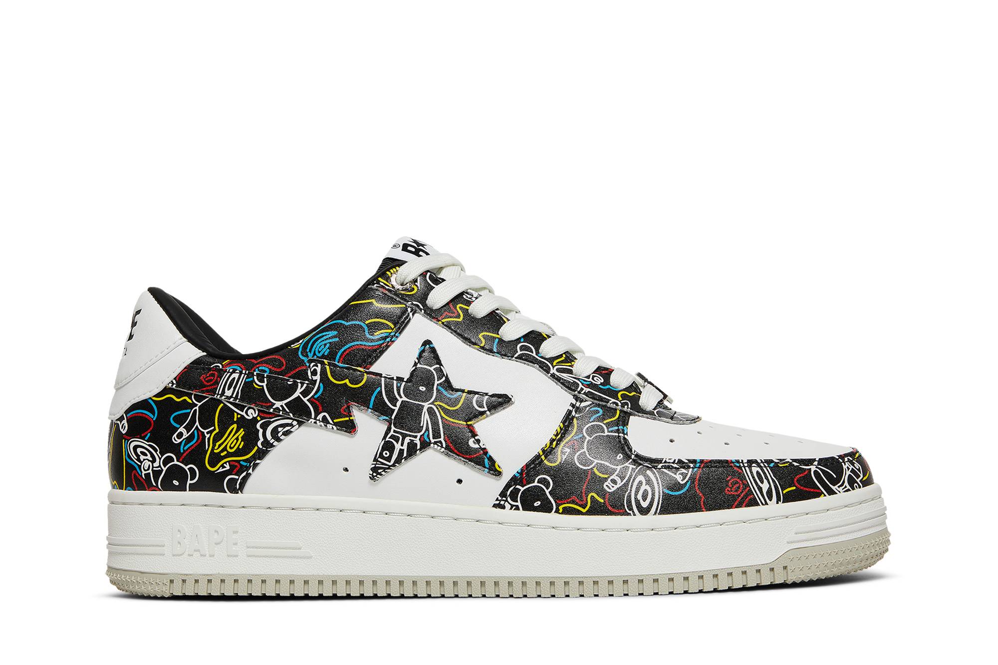 Buy Medicom Toy x BAPE Bapesta Low M2 'Be@r Camo - Black' 1H73191913-BLK