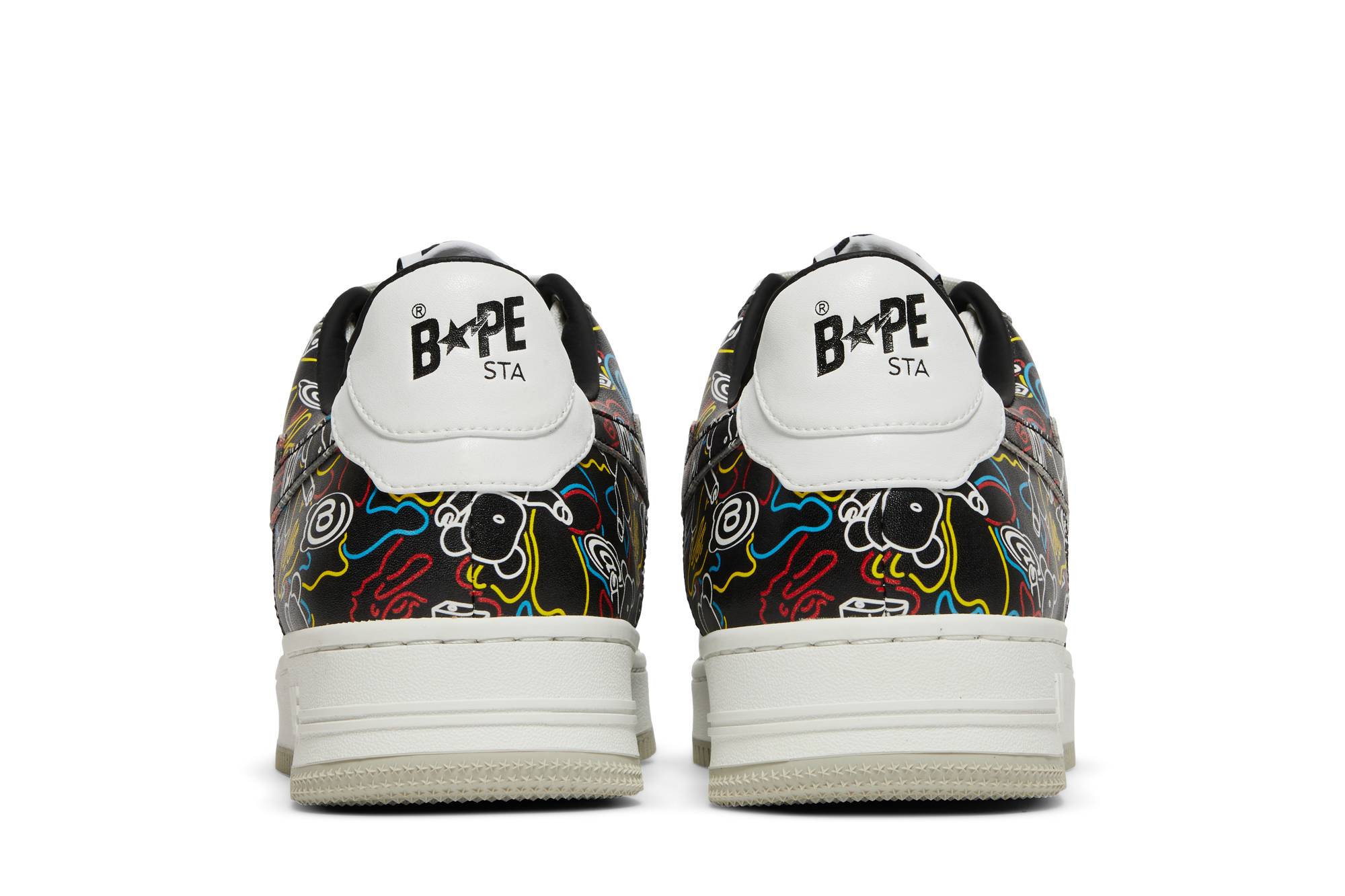 Details for Medicom Toy x BAPE Bapesta Low M2 'Be@r Camo - Black' 1H73191913-BLK