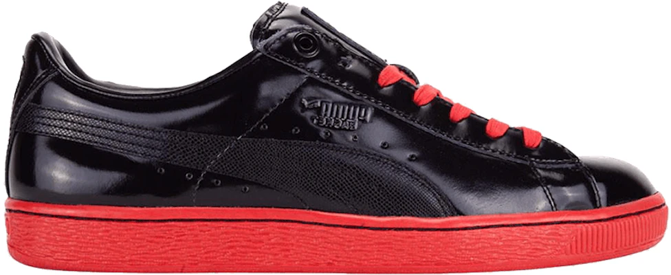 Meek Mill x Puma Basket Patent Black Red 359261 01 359261 01