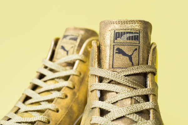 米克·米爾 x Puma Suede Classic Mid '24K 金' 358258-01 Order 米克·米爾 x Puma Suede Classic Mid '24K 金' 358258-01