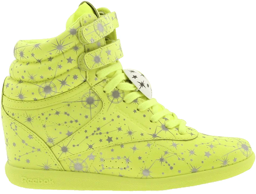 Reebok freestyle 2024 hi womens yellow