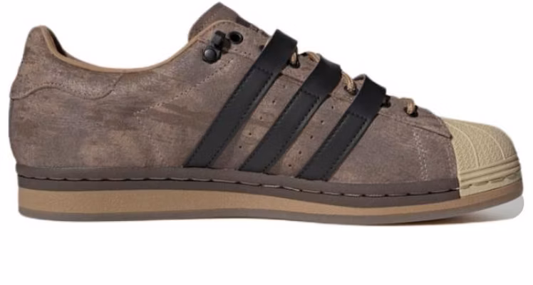 adidas Melting Sadness x Originals Superstar Karoro Hole 'Coklat Hitam Kuning Krim' H06344 Order adidas Melting Sadness x Originals Superstar Karoro Hole 'Coklat Hitam Kuning Krim' H06344