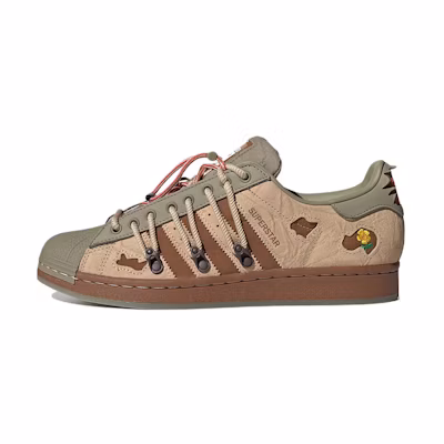 adidas originals Superstar melting sadness 'Green Brown'