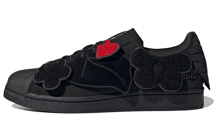 Buy 멜팅 새드니스 x 아디다스 슈퍼스타 '블랙 플로럴 패치' GZ6985 GZ6985