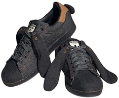 melting sadness x adidas originals Superstar 防滑耐磨 低筒 板鞋 男女款 黑棕 Lookbook melting sadness x adidas originals Superstar 防滑耐磨 低筒 板鞋 男女款 黑棕