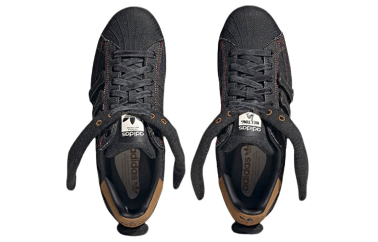 Purchase melting sadness x adidas originals Superstar 防滑耐磨 低筒 板鞋 男女款 黑棕