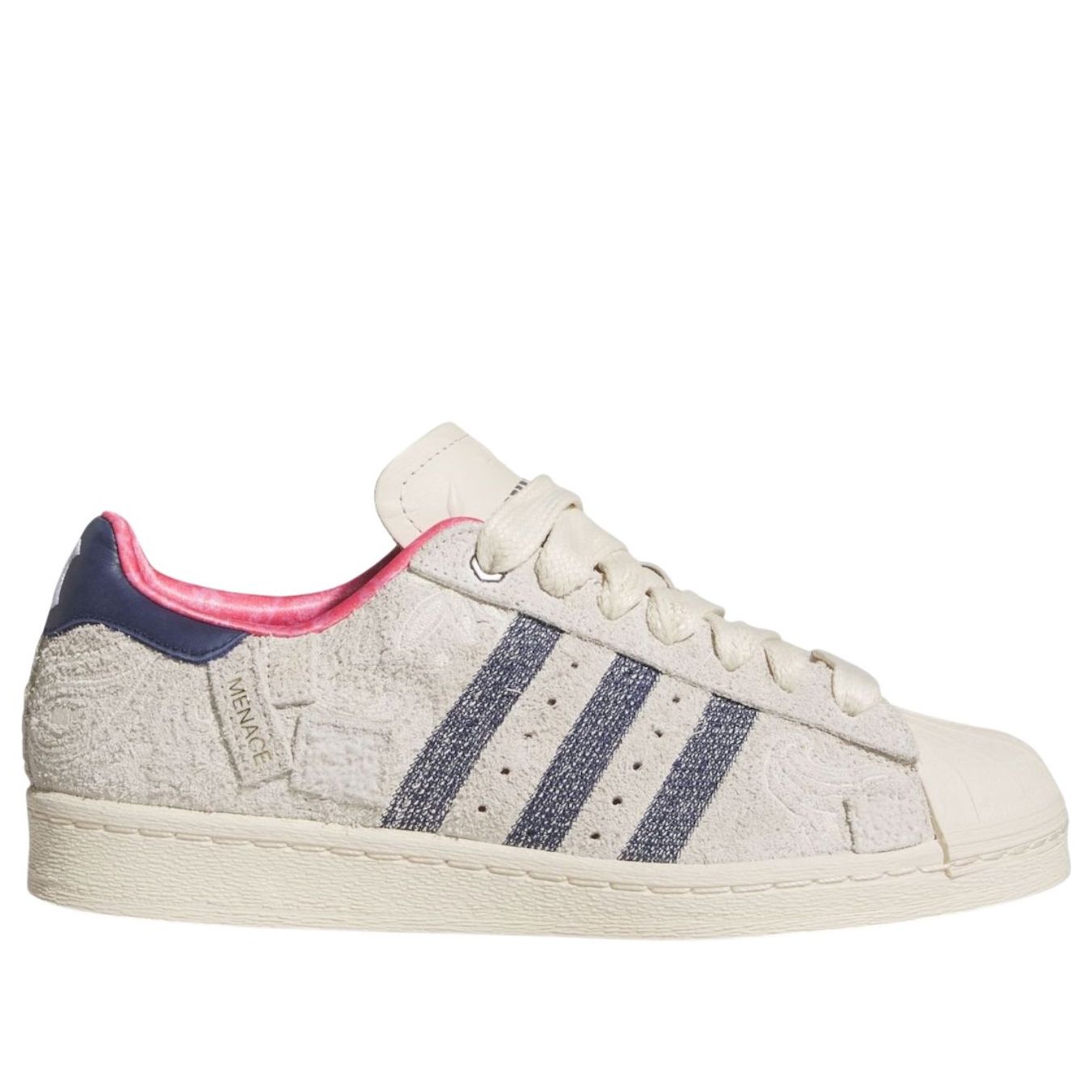 Order MENACE x adidas Superstar 82 'Putih Wonder Biru Gelap' KK5010