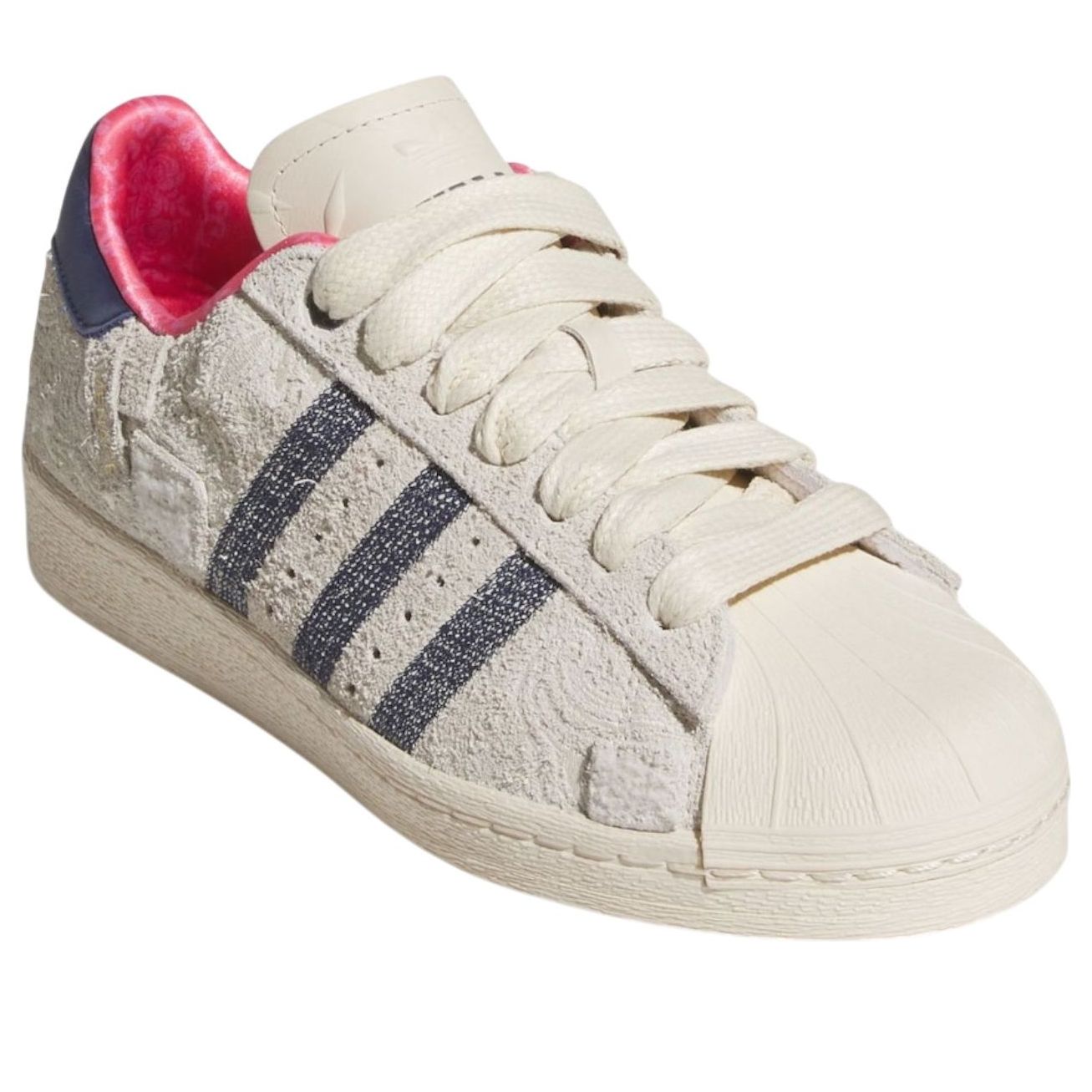 Lookbook MENACE x adidas Superstar 82 'Putih Wonder Biru Gelap' KK5010