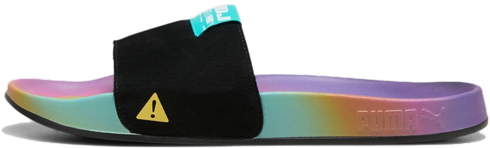 PUMA 百搭休閒防滑一字拖鞋 男女同款 黑藍 Buy PUMA 百搭休閒防滑一字拖鞋 男女同款 黑藍