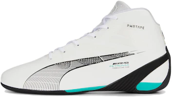 Mercedes-AMG Petronas F1 x Puma Carbon Cat Mid 'White Spectra Green' 307544-01 Mercedes-AMG Petronas F1 x Puma Carbon Cat Mid 'White Spectra Green' 307544-01