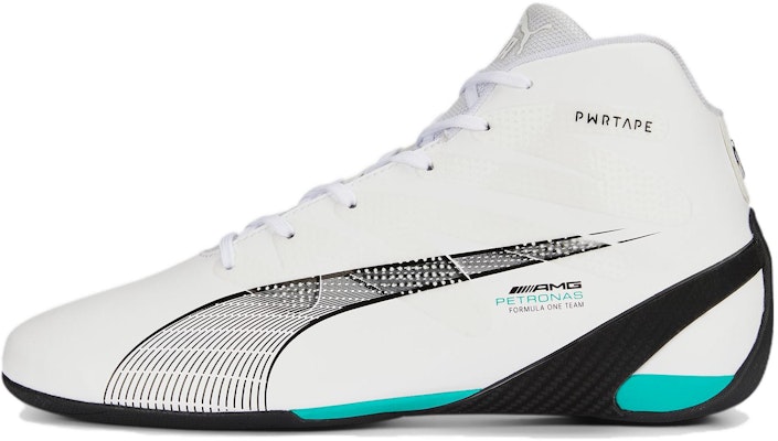 Mercedes-AMG Petronas F1 x Puma Carbon Cat Mid 'Blanco Verde Espectra' 307544-01 Buy Mercedes-AMG Petronas F1 x Puma Carbon Cat Mid 'Blanco Verde Espectra' 307544-01