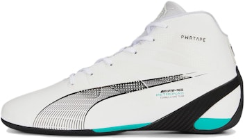 Mercedes-AMG Petronas F1 x Puma Carbon Cat Mid 'White Spectra Green' 307544-01 Mercedes-AMG Petronas F1 x Puma Carbon Cat Mid 'White Spectra Green' 307544-01