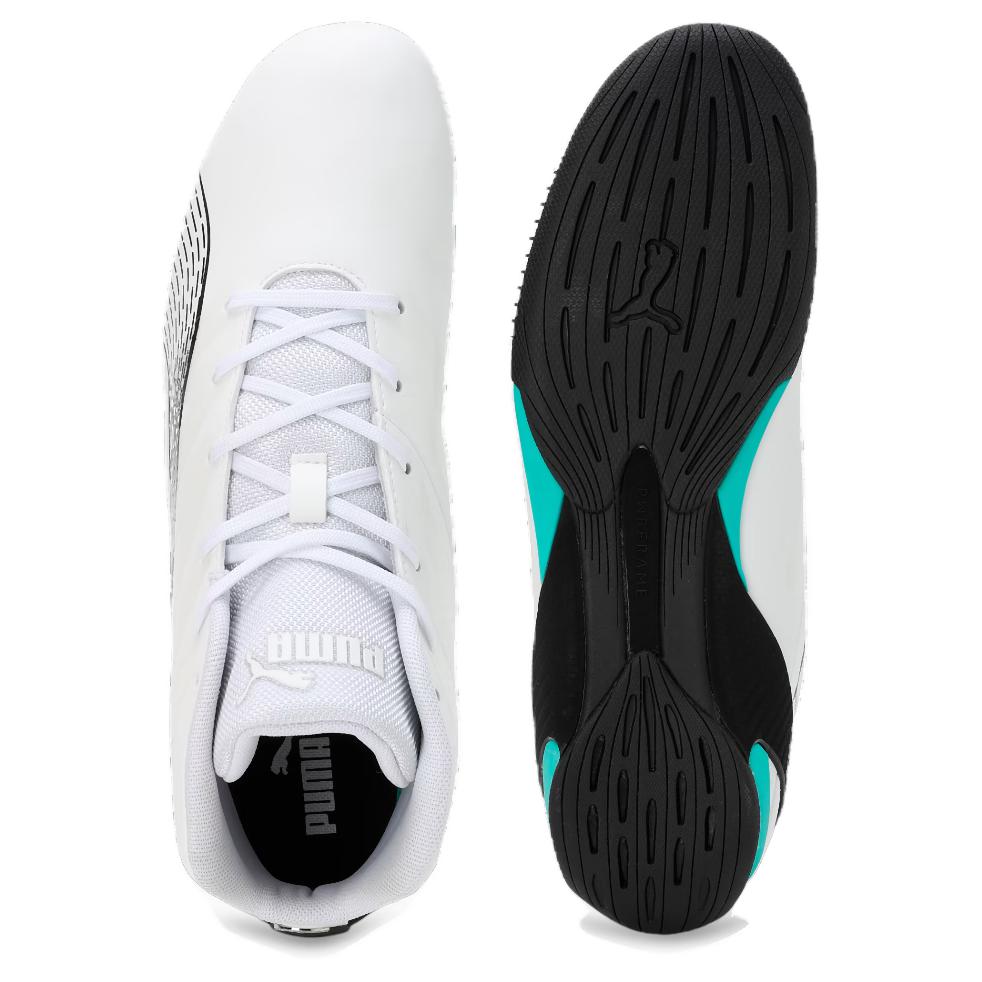 Shop Mercedes-AMG Petronas F1 x Puma Carbon Cat Mid 'Putih Spektra Hijau' 307544-01