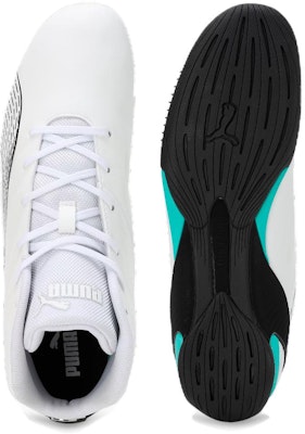 Mercedes-AMG Petronas F1 x Puma Carbon Cat Mid 'White Spectra Green' 307544-01 Shop Mercedes-AMG Petronas F1 x Puma Carbon Cat Mid 'White Spectra Green' 307544-01