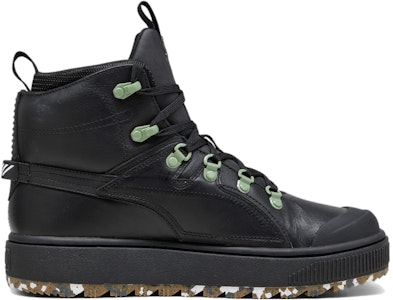 메르세데스-AMG F1 푸마 렌 부츠 '블랙 더스티 그린' 307955-01 Order 메르세데스-AMG F1 푸마 렌 부츠 '블랙 더스티 그린' 307955-01