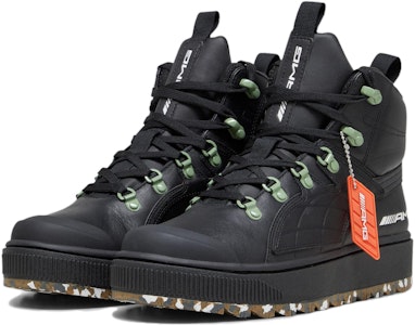 메르세데스-AMG F1 푸마 렌 부츠 '블랙 더스티 그린' 307955-01 Shop 메르세데스-AMG F1 푸마 렌 부츠 '블랙 더스티 그린' 307955-01