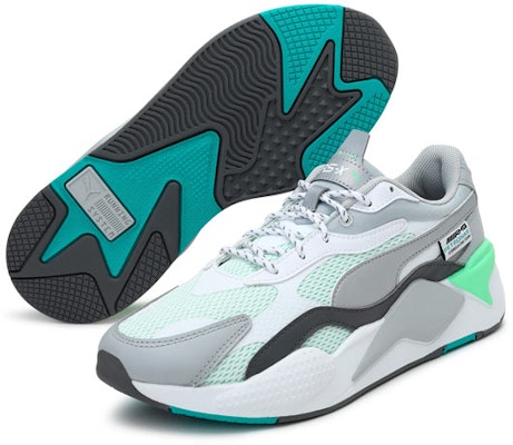 梅赛德斯-AMG F1 x Puma RS-X3 '白银' 306756-01 Lookbook 梅赛德斯-AMG F1 x Puma RS-X3 '白银' 306756-01