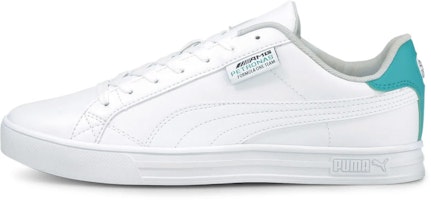 Mercedes-AMG Petronas F1 x Puma Smash Vulc V3 Low 'White Spectra Green' 306847-01 Mercedes-AMG Petronas F1 x Puma Smash Vulc V3 Low 'White Spectra Green' 306847-01