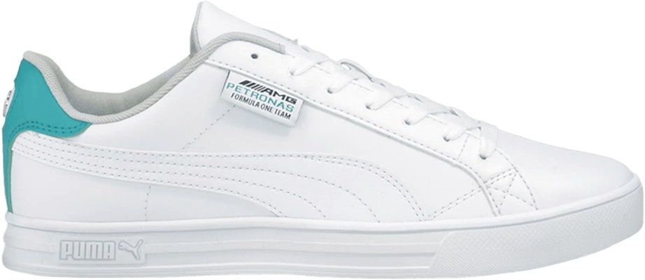 Mercedes AMG Petronas F1 x Puma Smash Vulc V3 Low White Spectra