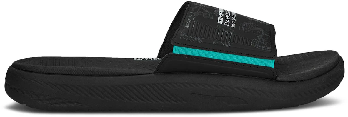 Mercedes-AMG Petronas F1 x Puma Softride Slide ''Zwart Spectra Groen'' 307696-01 Buy Mercedes-AMG Petronas F1 x Puma Softride Slide ''Zwart Spectra Groen'' 307696-01