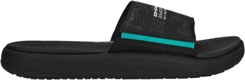 mercedes-amg-petronas-f1-x-puma-softride-slide-black-spectra-green