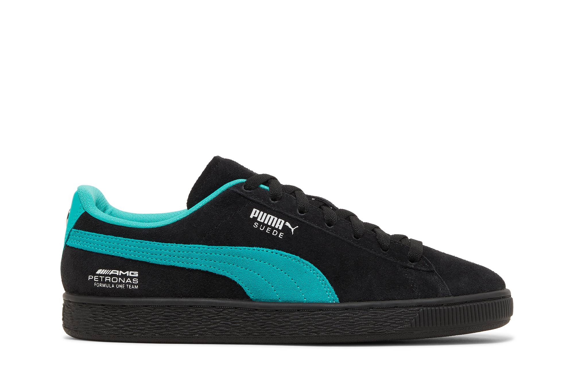 Buy Mercedes-AMG Petronas F1 x Puma Suede 'Negro Espectro Verde' 307131-04