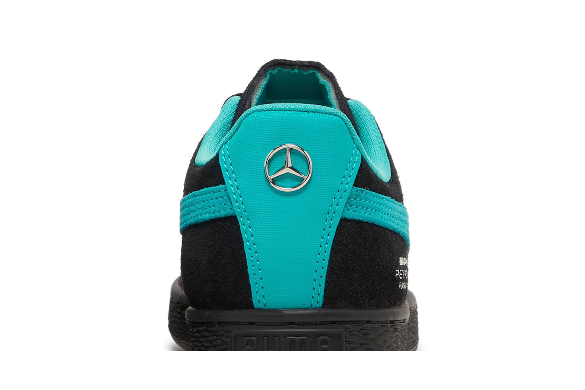 Sizing Mercedes-AMG Petronas F1 x Puma Suede 'Negro Espectro Verde' 307131-04