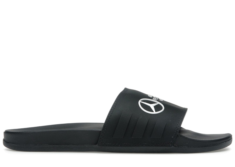 Mercedes-AMG Petronas Formula One Team x adidas Adilette Comfort Slide 'Black White' JR1070