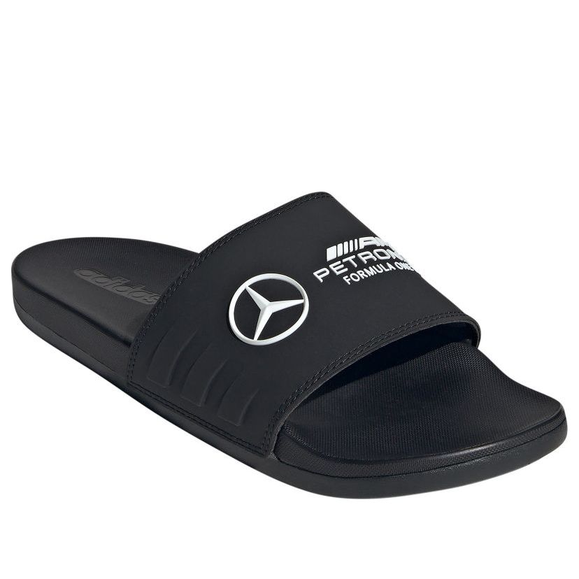 Order Mercedes-AMG Petronas F1 x adidas Adilette Comfort Slide ''Hitam Putih'' JR1070