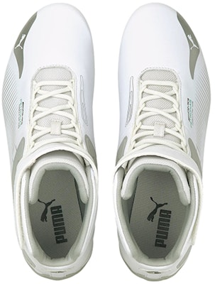 Mercedes-AMG Petronas Motorsport F1 x Puma A3ROCAT Mid 'White Spectra Green' 306849-01 Lookbook Mercedes-AMG Petronas Motorsport F1 x Puma A3ROCAT Mid 'White Spectra Green' 306849-01