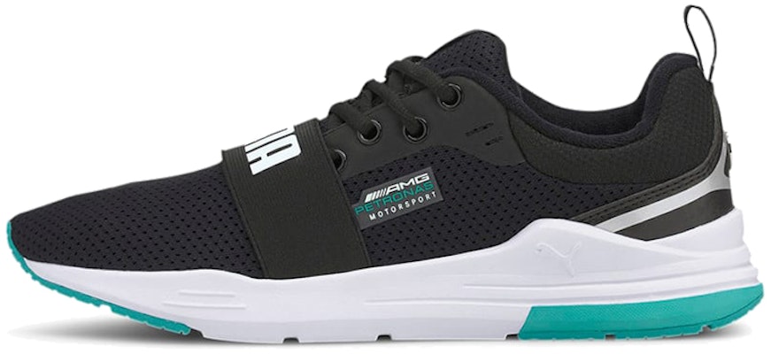 Mercedes-AMGPetronas Motorsport x Puma Wired Run 'Black Spectra Green' 306604-01 Buy Mercedes-AMGPetronas Motorsport x Puma Wired Run 'Black Spectra Green' 306604-01