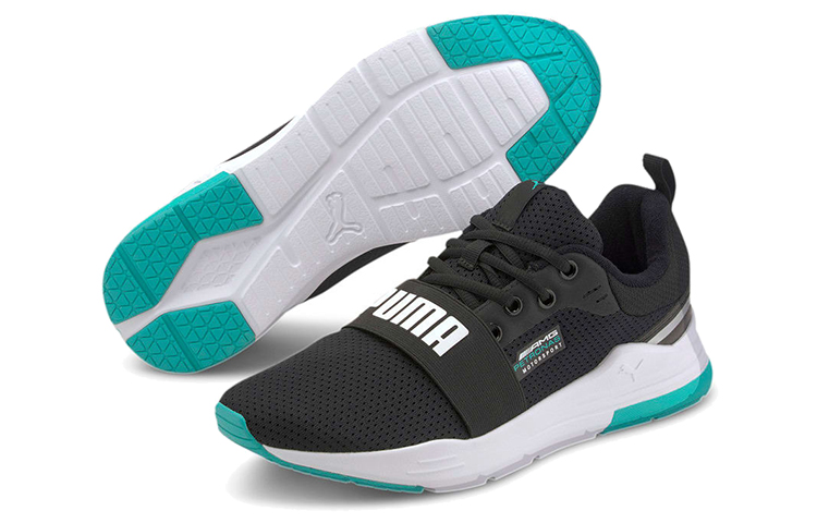 Purchase Mercedes-AMGPetronas Motorsport x Puma Wired Run ''Zwart Spectra Groen'' 306604-01