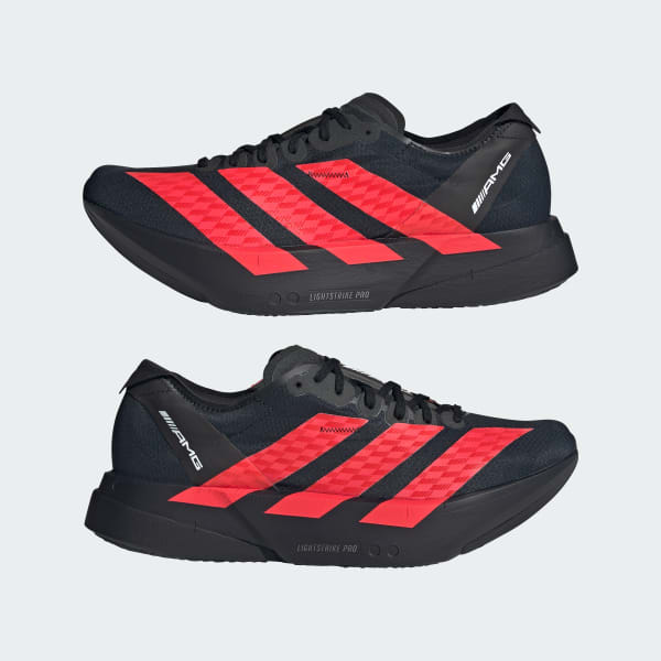 Cheap 阿迪达斯 ADIZERO ADIOS PRO 4 AMG 联名款 黑红白跑鞋 KH8840