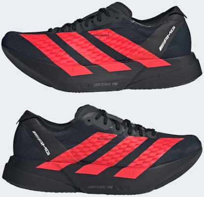 Adidas ADIZERO ADIOS PRO 4 AMG Zapatillas Negro/Rojo Lúcido/Blanco Nube KH8840 1