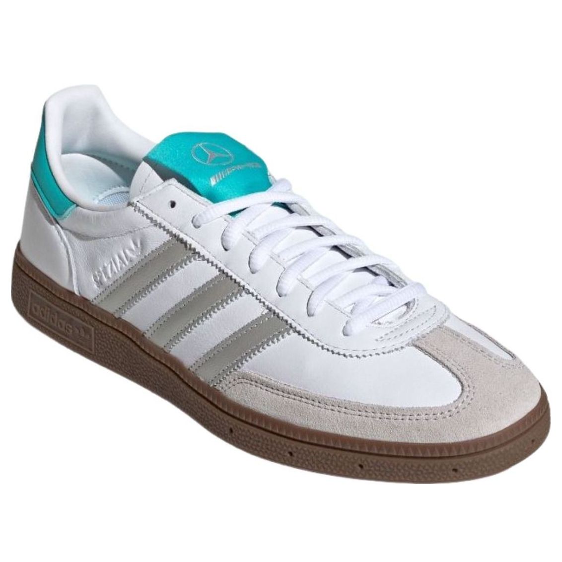 Shop Mercedes AMG x adidas Handball Spezial ''Bianco Nuvola'' KJ1178