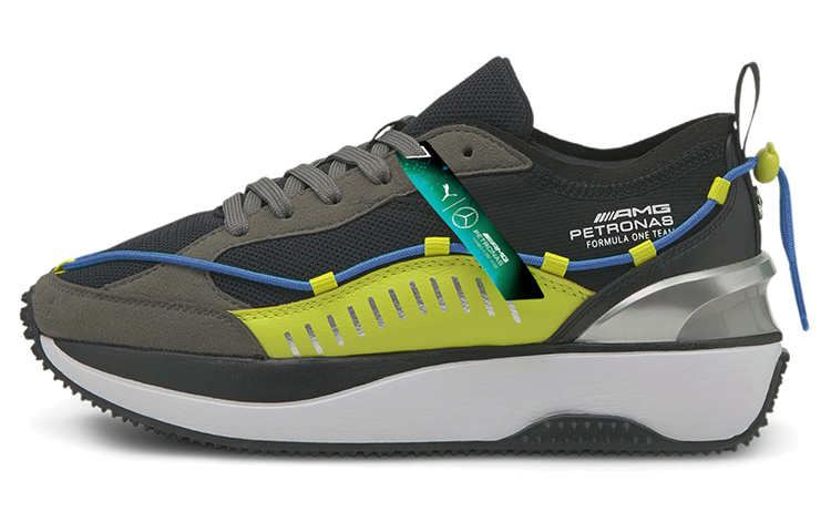 Mercedes F1 x Puma Cruise Rider Laces 'Black Energy Yellow' 306974-02
