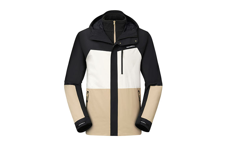 MERRELL 3-in-1 Outdoor Hiking Jacket with Removable Liner - Deep Purple MC2249020-PP75