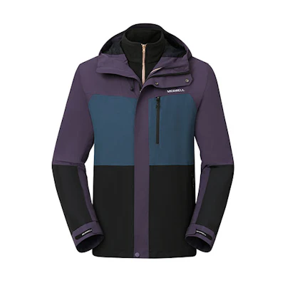 MERRELL 3-in-1 Outdoor Hiking Windproof Waterproof Jacket MC2210032-1