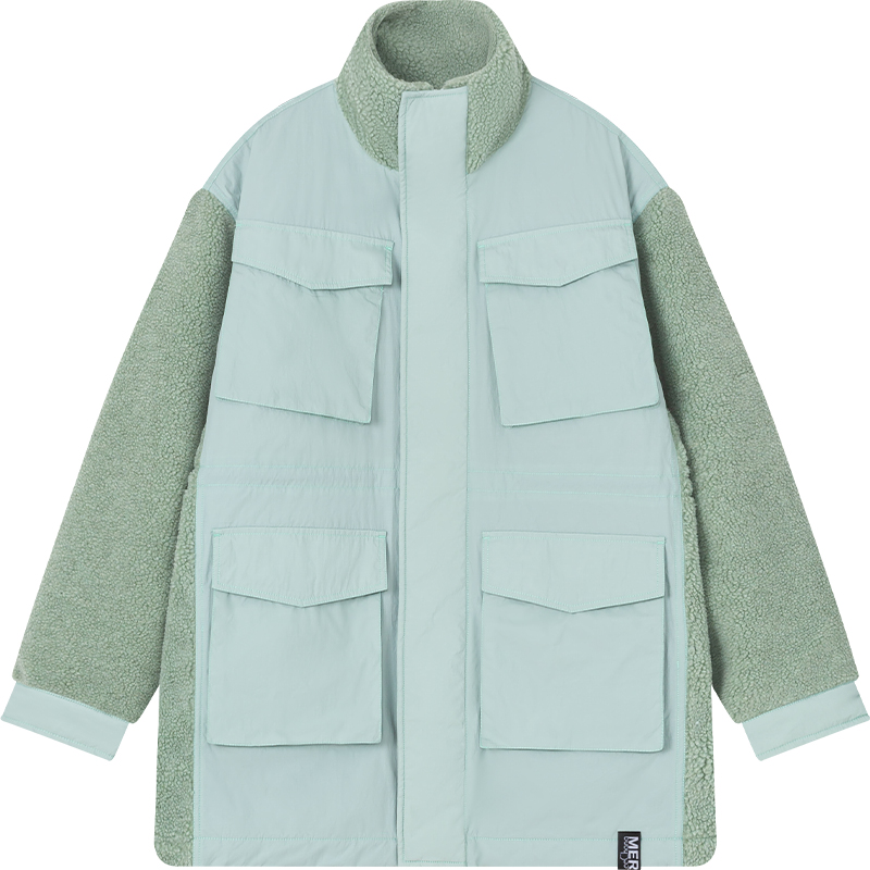 MERRELL ALC Collaborative Black Multi-Pocket Patchwork Jacket Unisex MC2220003-2